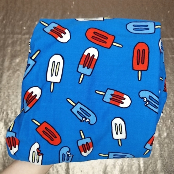 LuLaRoe BNWOT OS leggings - Americana popsicles! - Picture 2 of 5